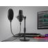 Kép 8/8 - Tracer Premium Pro USB fekete kondenzációs mikrofon POP szűrővel