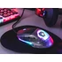 Imagine 9/9 - Tracer Neon, GameZone, 12400 DPI, iluminare RGB, PixArt optic, USB, transparent, mouse cu fir