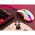 Imagine 7/8 - Tracer Cool, GameZone, 12000 DPI, RGB világítás, Optikai, USB, Fehér-Fekete, Vezetékes egér