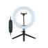 Kép 1/7 - Tracer Ring Light 10W 26cm Vezérelhető Gyűrűs LED lámpa mini állvánnyal