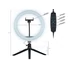 Obraz 3/8 - Tracer Ring Light, 10 W, 26 cm, 600-1300 lm, USB, Ring LED svetlo s mini stojanom