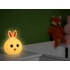 Imagine 5/8 - Lampa de noapte Tracer Bunny, RGB LED, 5 culoare, 4 modul de iluminare, Wireless, Alb