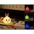 Imagine 6/8 - Lampa de noapte Tracer Bunny, RGB LED, 5 culoare, 4 modul de iluminare, Wireless, Alb
