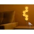 Imagine 7/10 - Set lampi de perete, Tracer Ambience, Smart Hexagon, 9 W, Bluetooth 5.0, Wi-Fi, RGB iluminare, Gamer, Alb