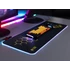 Imagine 6/6 - Tracer HEXY1, GameZone, 800 x 300 mm, Iluminare RGB, țesătură texturată, anti-alunecare, negru, tastatură și mouse pad