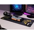 Imagine 4/5 - Tracer HEXY2, GameZone, 800 x 300 mm, Țesătură texturată, anti-alunecare, negru, tastatură și mouse pad