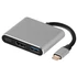 Obraz 1/7 - Tracer A-1, 60 W, 3 priključka, USB 3.1, USB Type C, HDMI 1.4, Aluminij, Dock za prijenosno računalo
