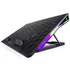 Imagine 6/6 - Tracer Wing, GameZone, 17,3 inchi (Max), iluminare RGB, 5 unghiuri reglabile, hub USB, negru, suport de răcire pentru notebook