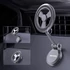 Obraz 5/9 - Ven-Dens Strong Magnetic Holder, 360 fokos forgás, Szélvédőre rögzíthető, Mágneses, Mobiltelefon tartó