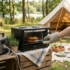 Imagine 3/5 - Oliver Voltz OV51441F48, 3200 W, 48 litri, Sticlă dublă, 2 plită integrată, 100-230 °C, Negru, Cuptor electric