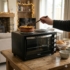 Imagine 4/5 - Oliver Voltz OV51441F48, 3200 W, 48 litri, Sticlă dublă, 2 plită integrată, 100-230 °C, Negru, Cuptor electric