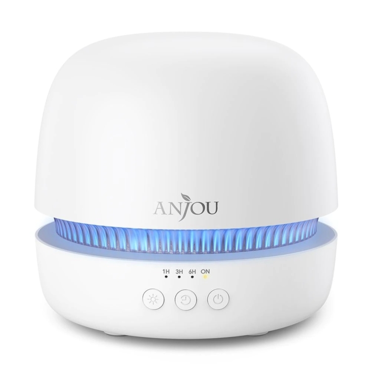 Anjou AJ-ADA019 10W 0.3L LED fehér ultrahangos illóolaj párásító (Értékcsökkent)