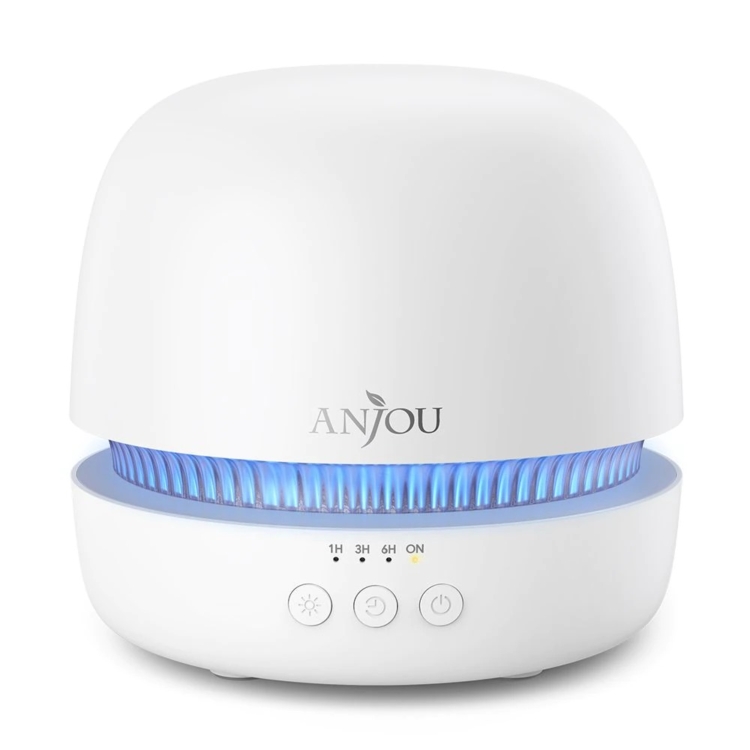 Anjou AJ-ADA019 10W 0.3L LED fehér ultrahangos illóolaj párásító