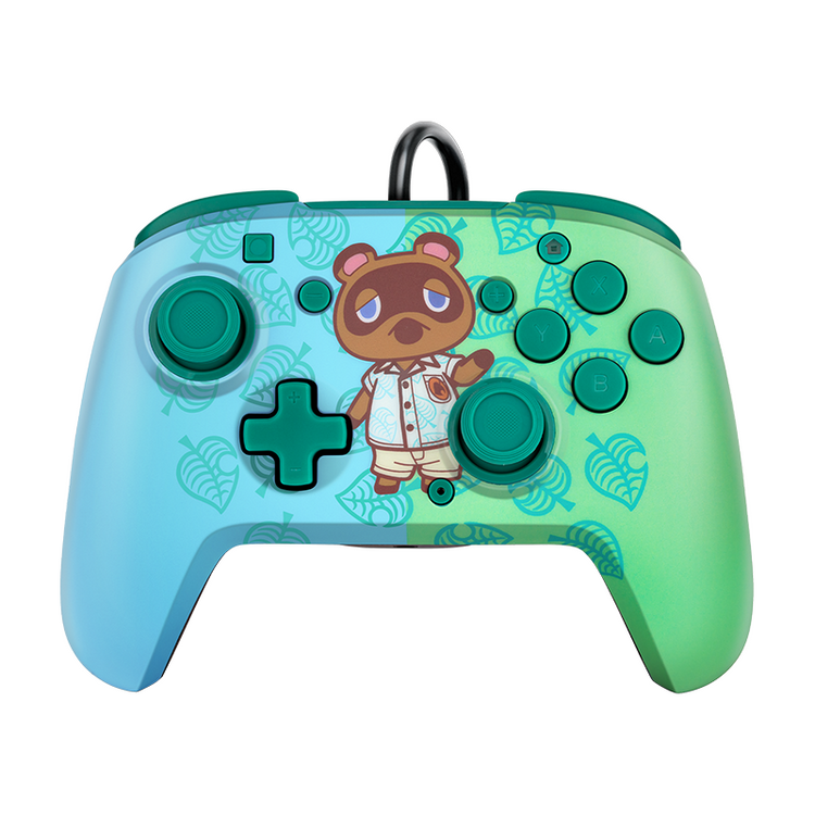 PDP Faceoff Deluxe+ Nintendo Switch Audio Vezetékes Animal Crossing kontroller