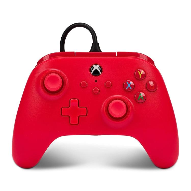 PowerA Wired Xbox Series X|S, Xbox One, PC Vezetékes Piros kontroller