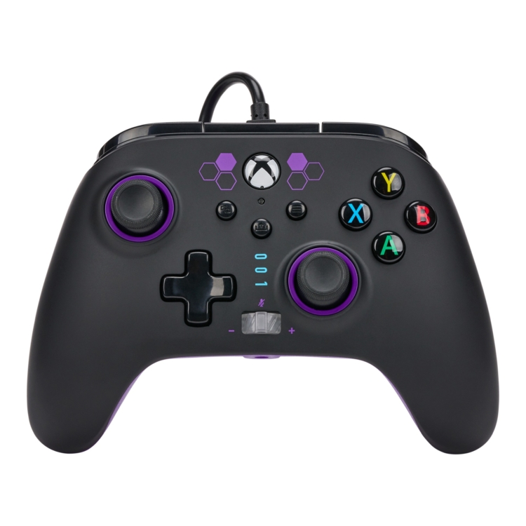 PowerA EnWired Xbox Series X|S, Xbox One, PC Vezetékes Purple Hex kontroller (Értékcsökkent)
