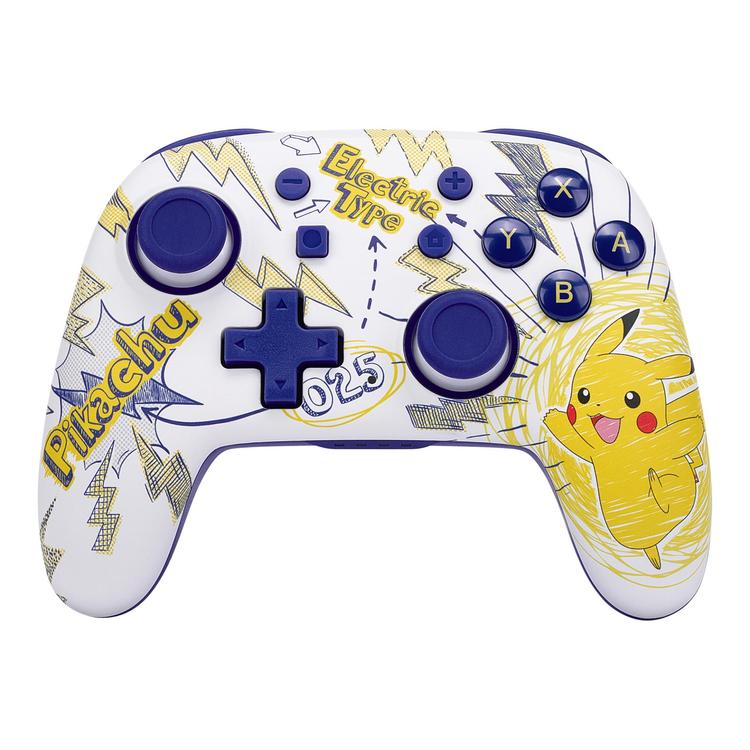 PowerA Nano Enhanced Wireless Nintendo Switch Pokémon - Pikachu School Days vezeték nélküli kontroller