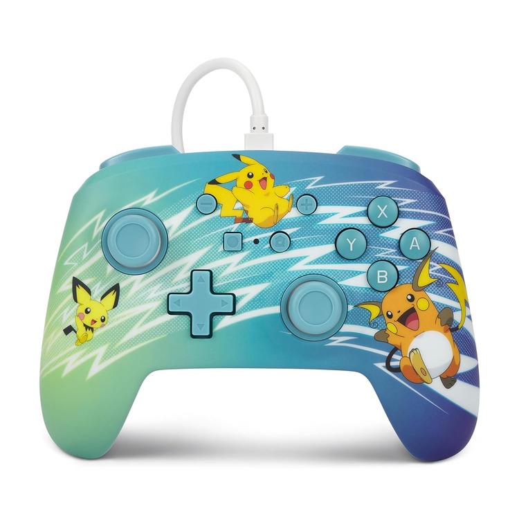 PowerA Enhanced Wired, Nintendo Switch/OLED, Pikachu Evolution, Vezetékes kontroller