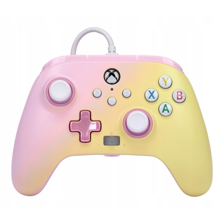PowerA EnWired Xbox Series X|S, Xbox One, PC Vezetékes Pink-Lemonade kontroller