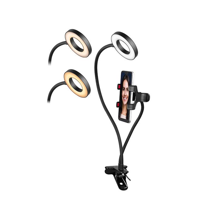 Tracer Ring Light 6W 9cm Gyűrűs LED lámpa telefontartóval