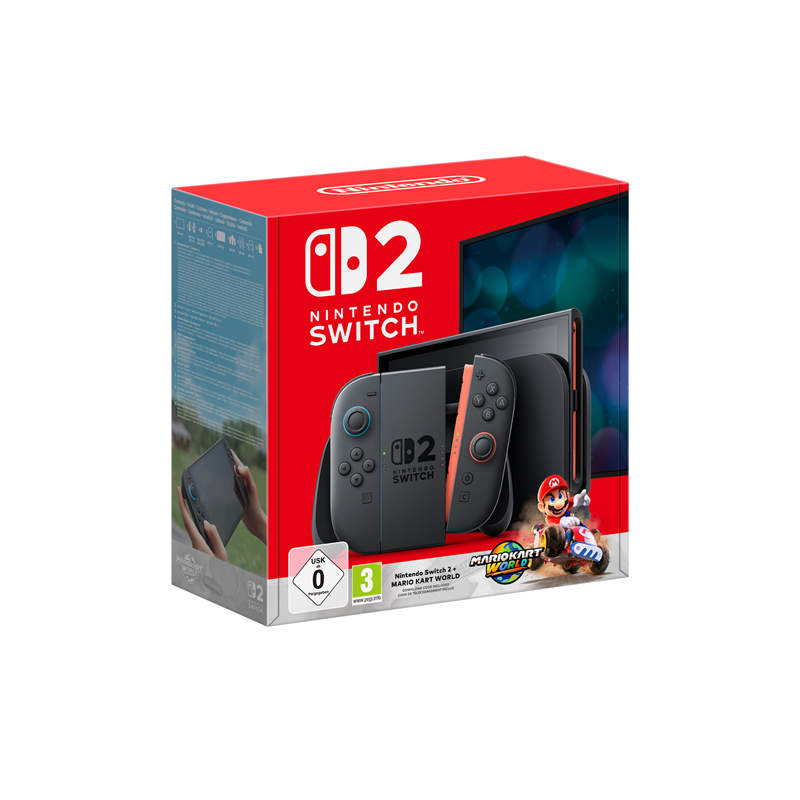 Nintendo Switch 2, 7,9″, 256 GB, HDR10, 120 Hz VRR, Wi‑Fi 6