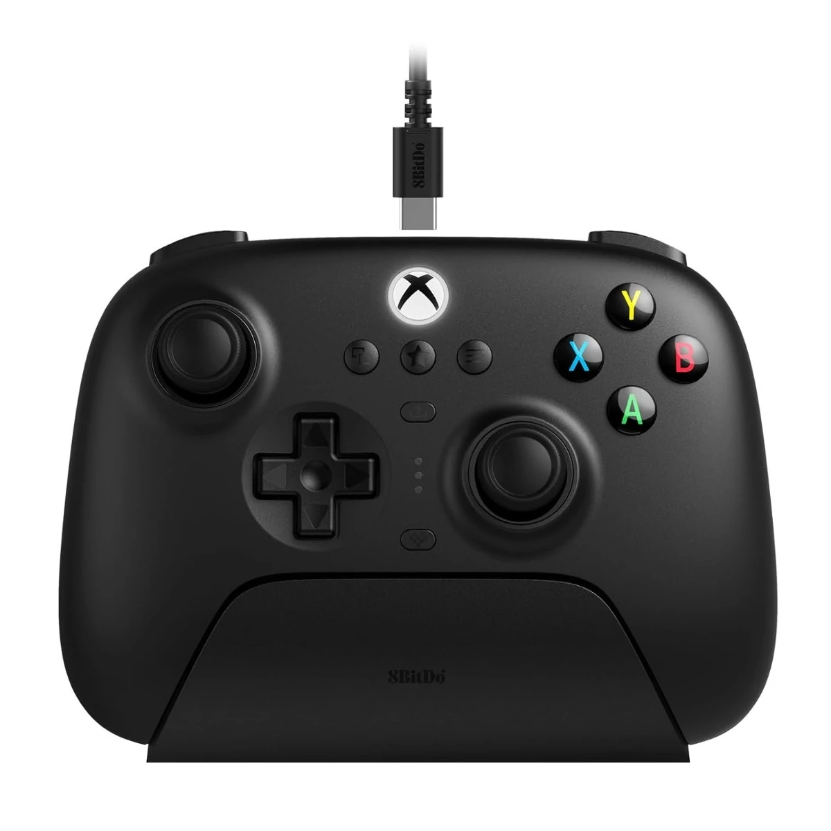 8Bitdo Ultimate 3-mode, Xbox Series X|S, Xbox One, PC, Mobil, Official, Hall-Effect, Černá, hybridní ovladač