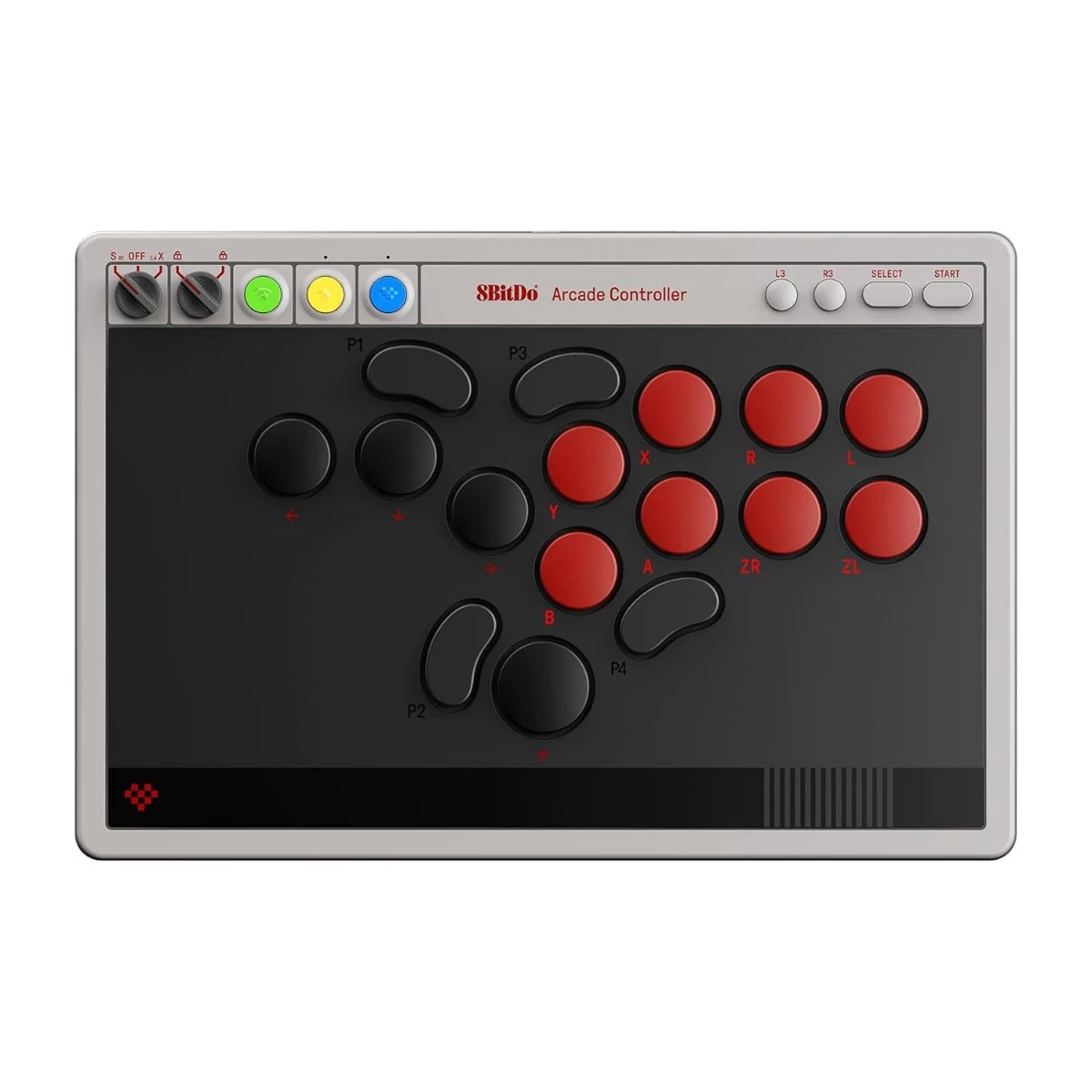 8BitDo Arcade Stick All-Button, Nintendo Switch/Switch 2, PC, Bezdrátový ovladač