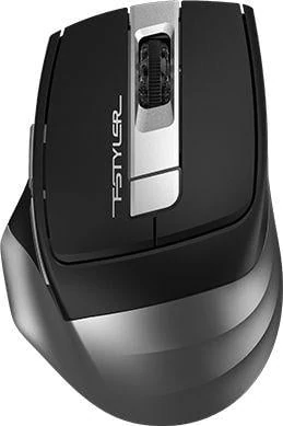 A4TECH FB35, FStyler, 2000 DPI, RF + Bluetooth, optică, dreptaci, gri fumuriu, mouse fără fir