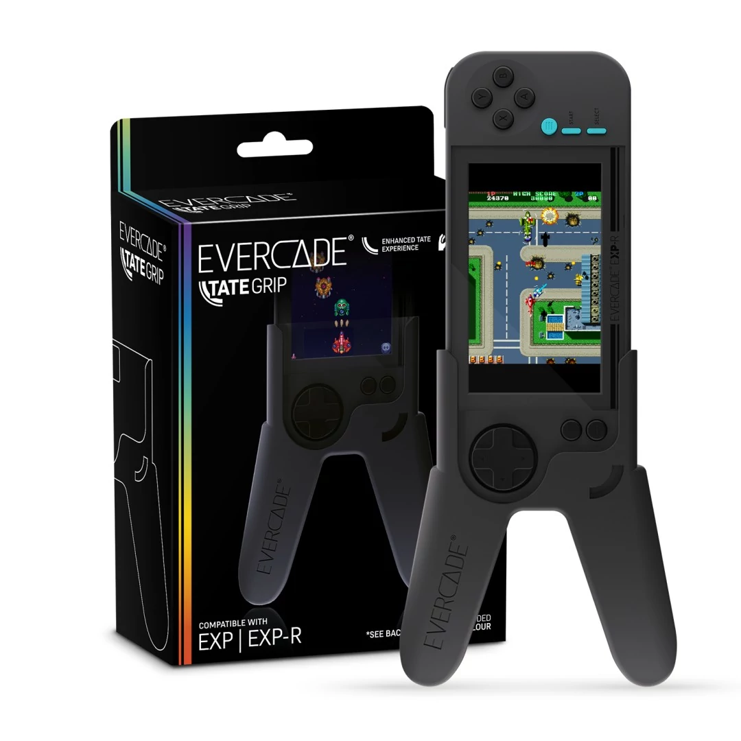 Evercade TATE Grip, EXP/EXP-R, šedá, Grip na hernú konzolu