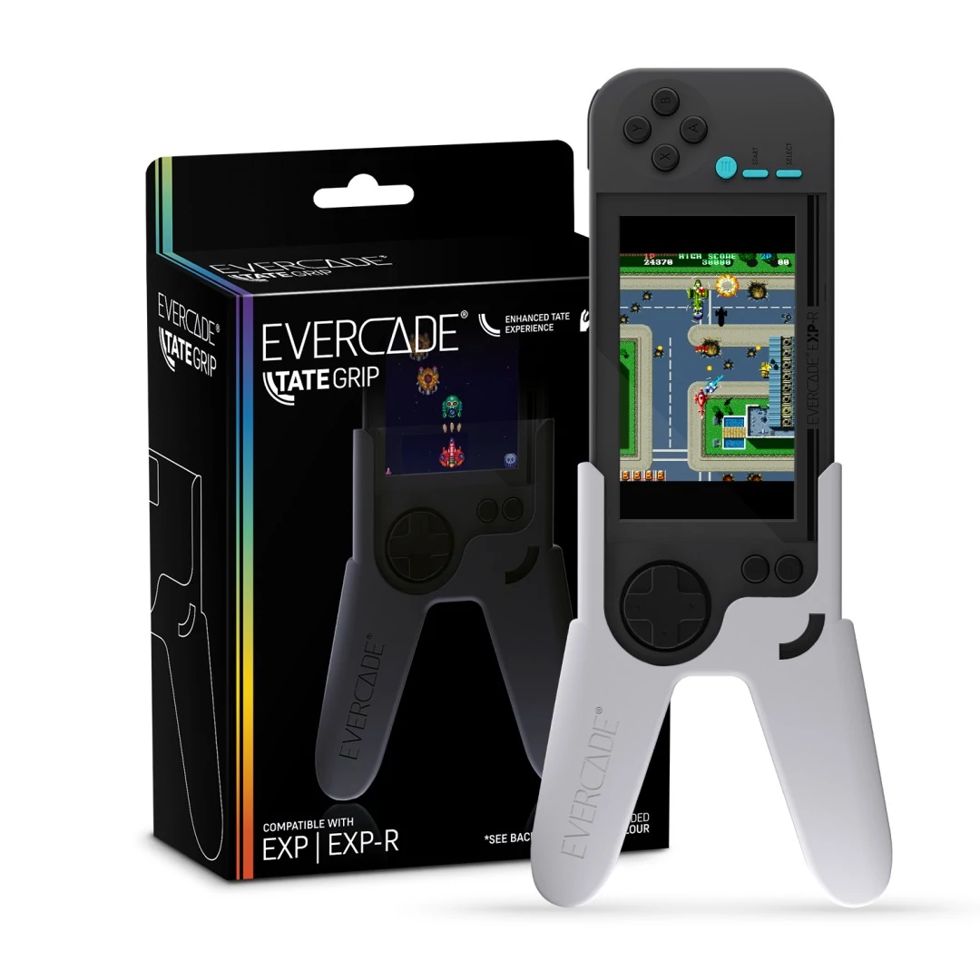 Evercade TATE Grip, EXP/EXP-R, biela, Grip na hernú konzolu
