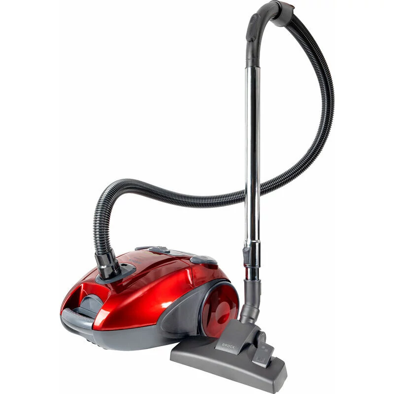 Brock BVC 9000 RD, 700W, Telescop cromat, Filtru HEPA, Fără sac, Roșu, Aspirator