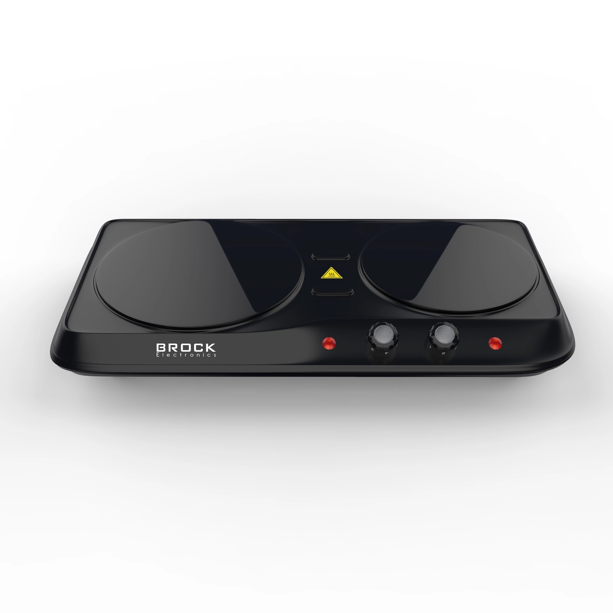 Brock HPI 3002 BK, 2200W, 2 zóny, infračervené, sklokeramika, prenosná, čierna, elektrická varná doska