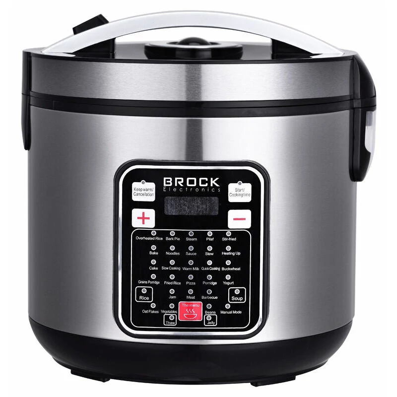 Brock MC 3203, 900 W, 5 liter, 32 program varenia, hliníkový interiér, nerezová oceľ, elektrický hrniec