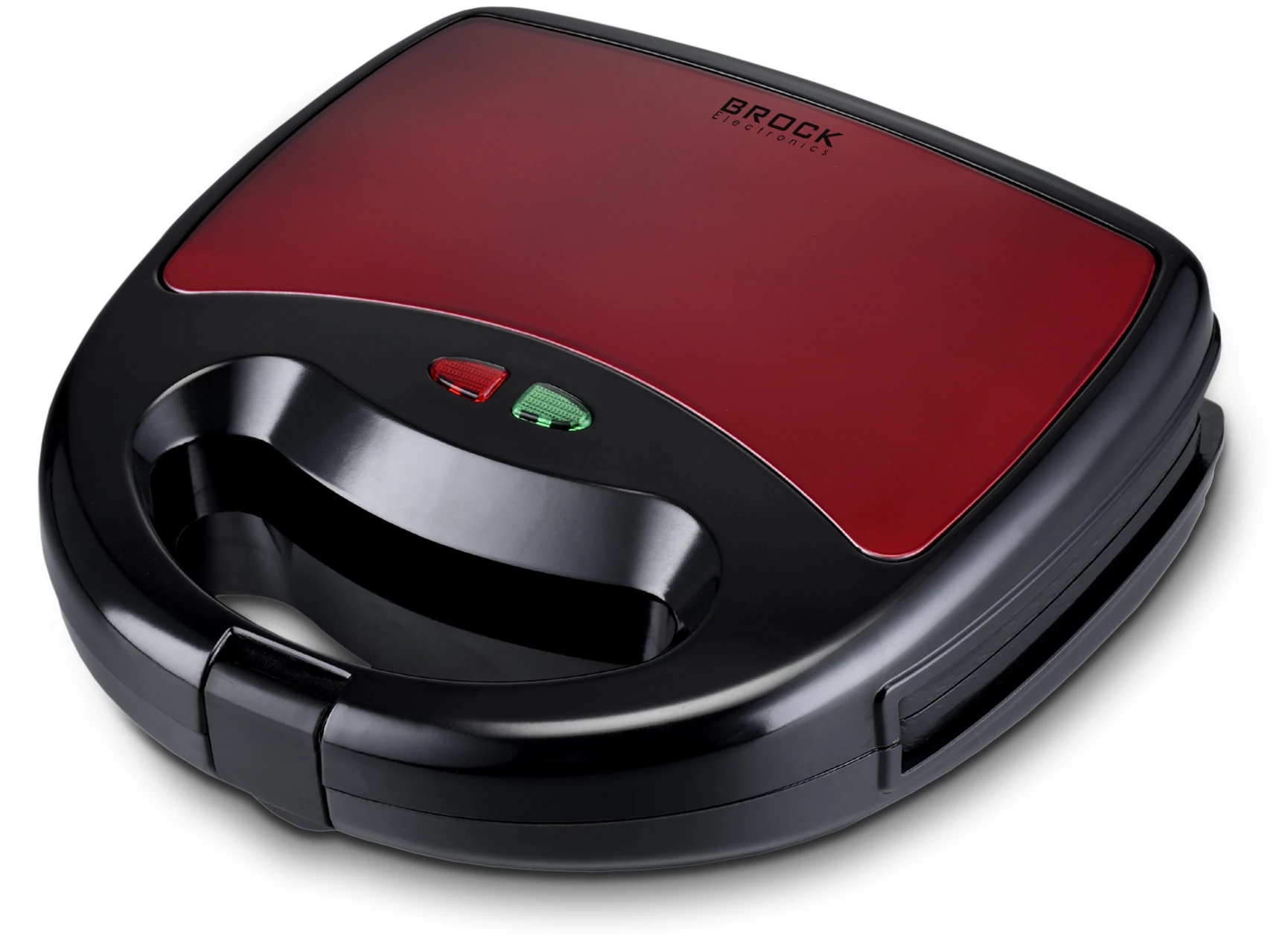Brock SSM 2001 RD, 750W, 4-plátkový, nehrdzavejúca, červená, sendvičovač