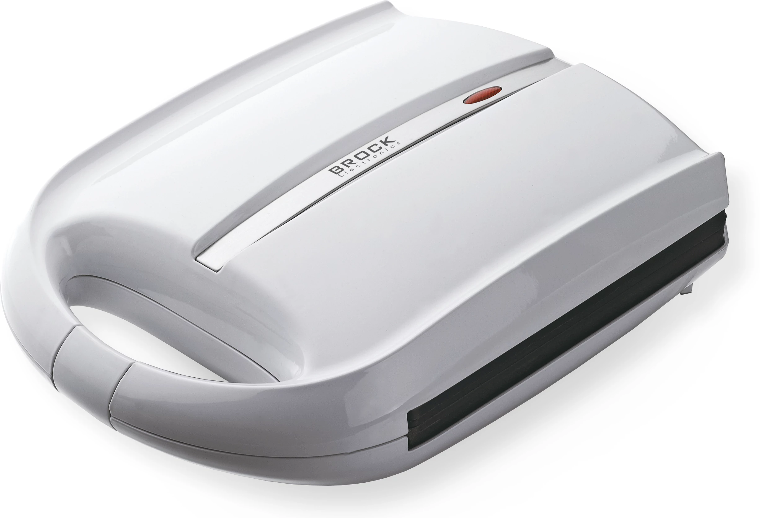 Aparat de facut sandvisuri, Brock SSM 3008 WH, 1400 W, 8-felii, Izolat termic, Alb