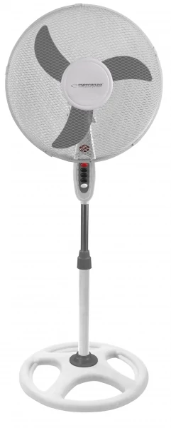 Esperanza EHF002WE, Typhoon, 50W, 40cm, 3-fokozatos, Oszcillációs, Fehér-Szürke, Álló ventilátor