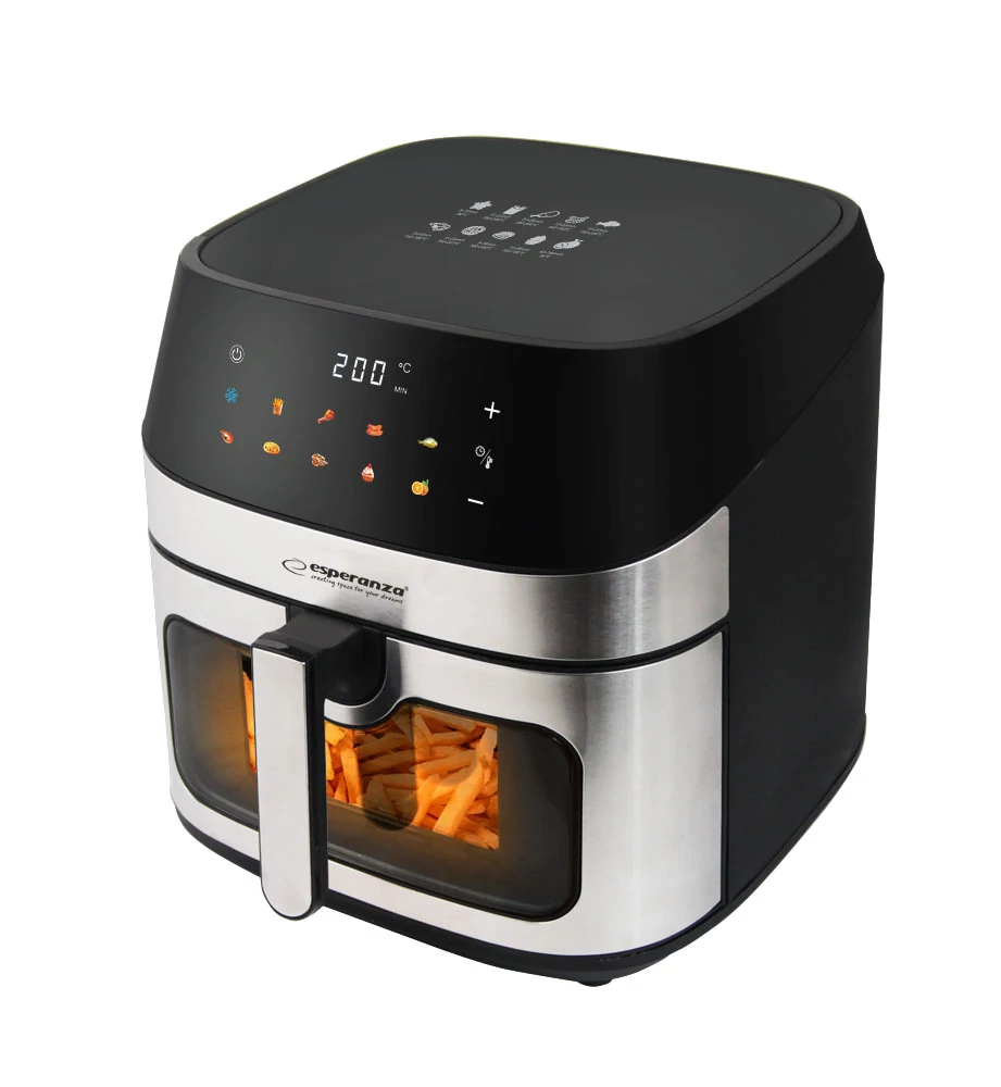 Esperanza EKA005 Patate Al Forno, 1600 W, 8L, 10 Program, Okno, Černá, Horkovzdušná trouba