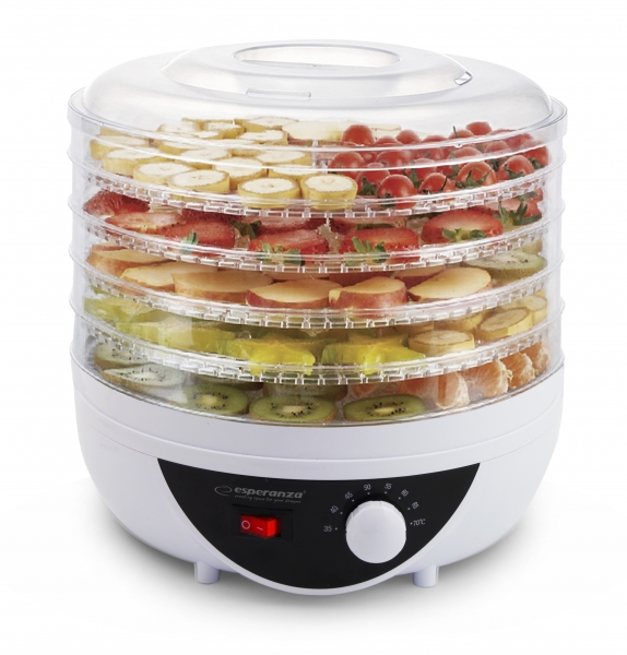 Esperanza EKD002 CHANTERELLES 250W fehér aszalógép