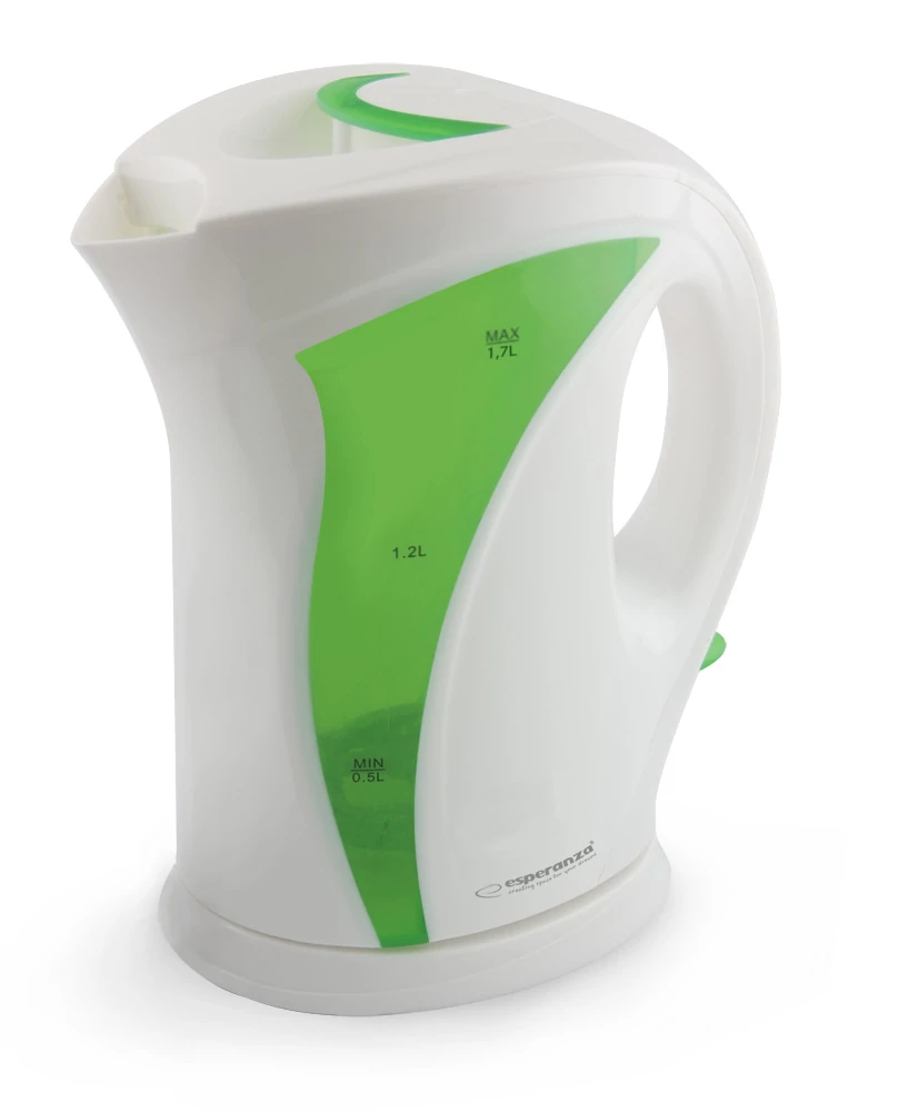 Esperanza EKK018G, Iguazu, 2200 W, 1,7 l, bielo-zelená, rýchlovarná kanvica