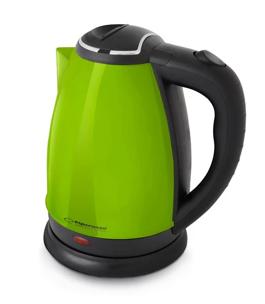 Fierbator, Esperanza EKK113G Victoria, 1800W, 1.8L, Otel inoxidabil, Verde