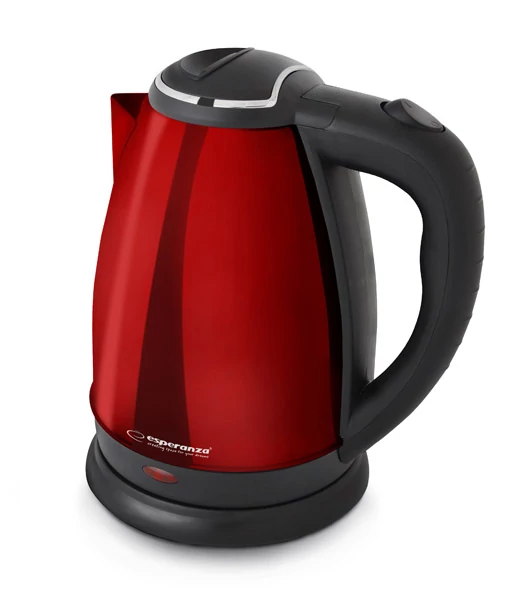 Esperanza EKK113R, Victoria, 1800 W, 1,8 l, nehrdzavejúca oceľ, lesklá, červená, rýchlovarná kanvica