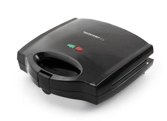 Esperanza EKT006K PORTABELLA 750W 3 az 1-ben kivehető lapos fekete szendvicssütő