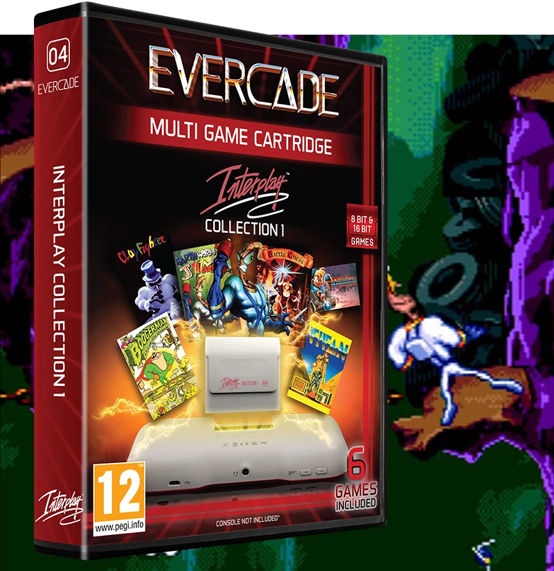 Evercade #4 Interplay Collection 1, 6v1, Retro, Multi Game, Herný softvérový balík