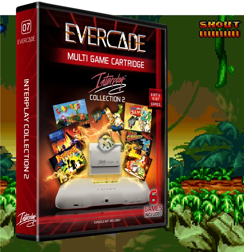 Evercade #7, Interplay Collection 2, 6v1, Retro, Multi Game, Herný softvérový balík