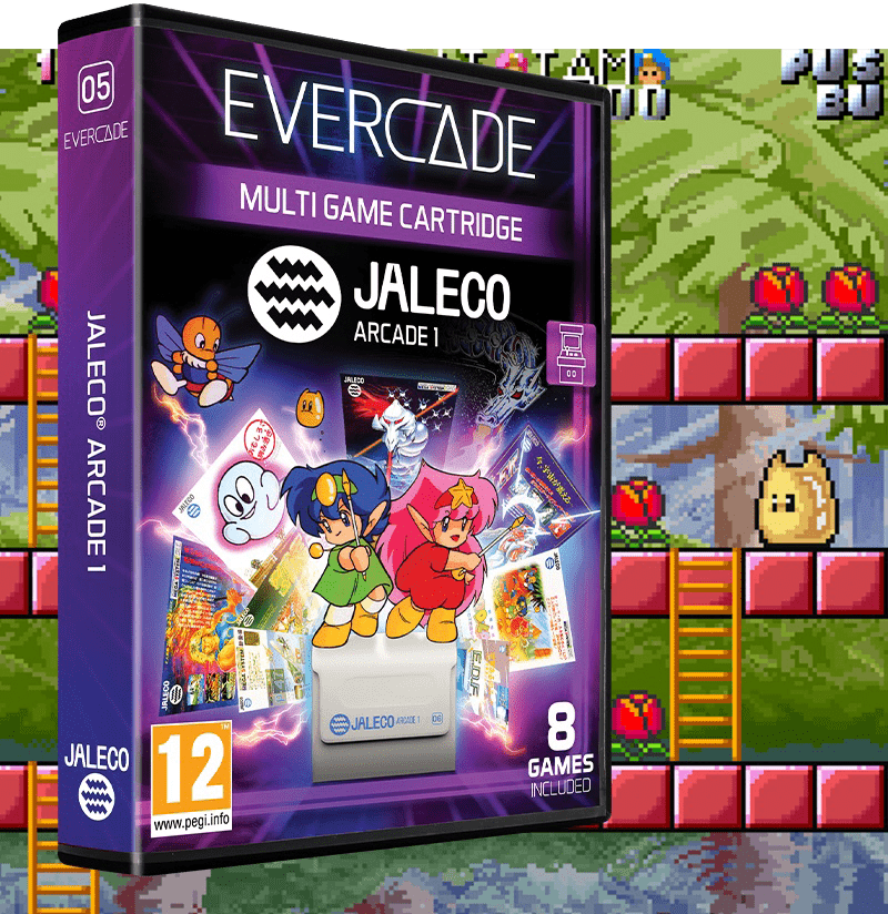 Evercade #15, Jaleco Collection 1, 10in1, Retro, Multi Game, Játékszoftver csomag