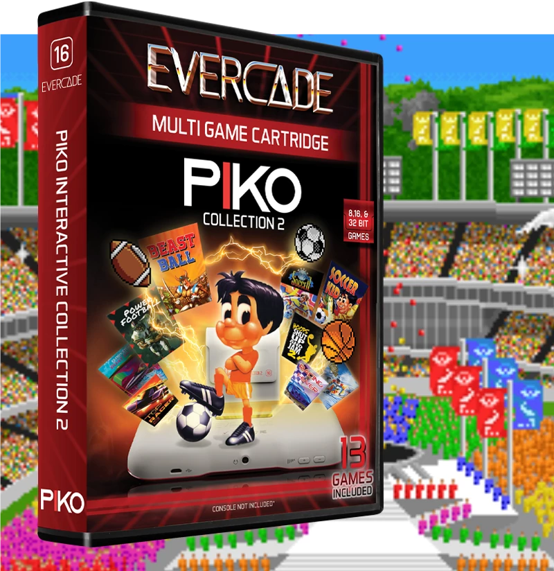 Evercade #16, Piko Interactive Collection 2, 13v1, Retro, Multi Game, Herný softvérový balík