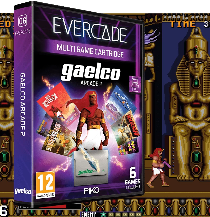 Evercade A6, Gaelco (Piko) Arcade 2, 6v1, Retro, Multi Game, Herný softvérový balík