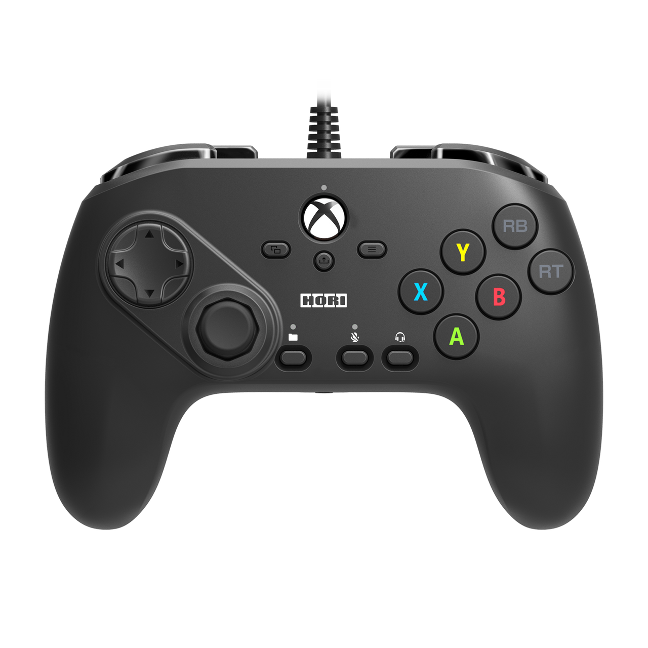 Controller cu fir, Hori Fighting Commander Octa, Xbox Series X|S, Xbox One, PC, Negru
