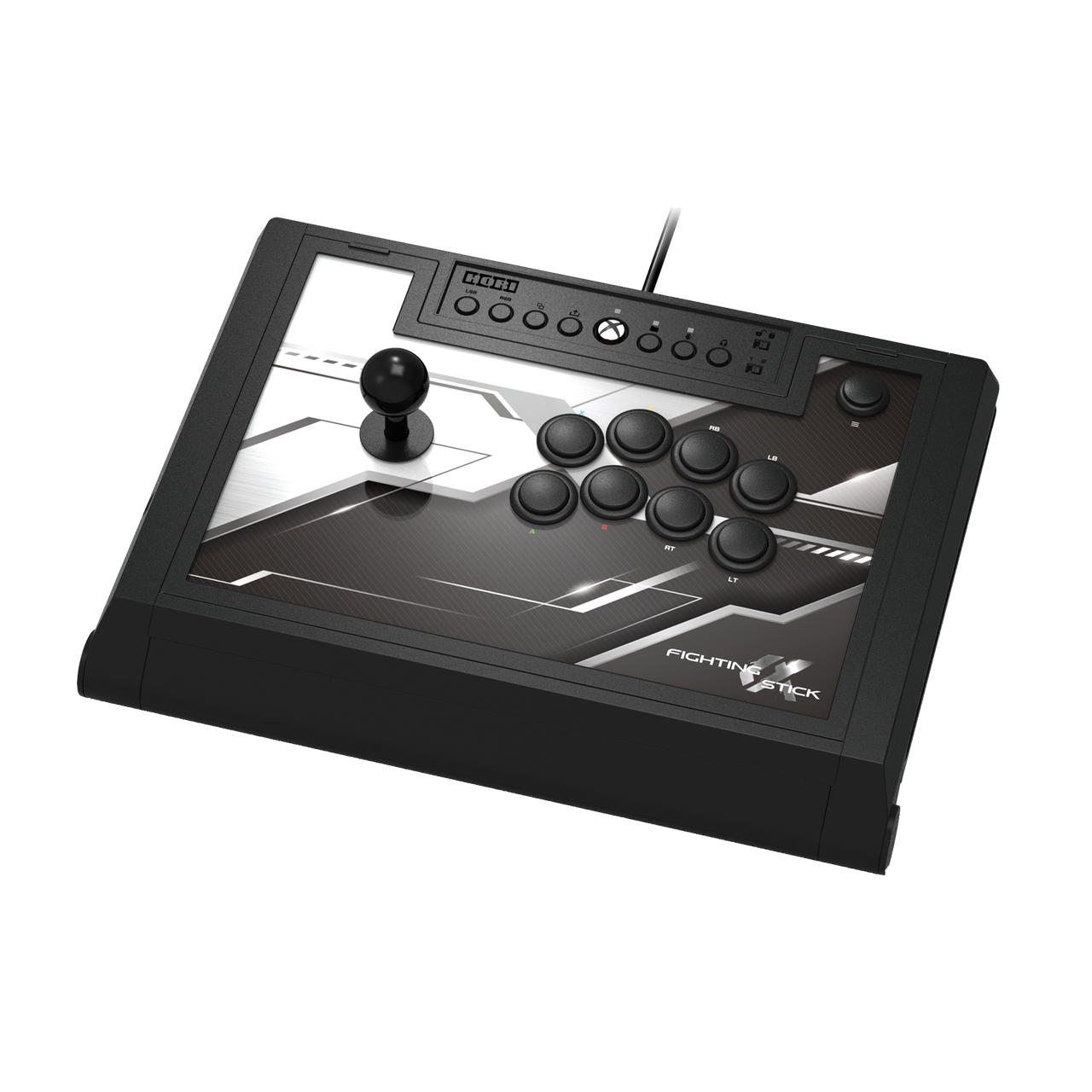 Hori Fighting Stick Alpha, Xbox Series X|S, Xbox One, PC, Arcade, Fekete, Vezetékes kontroller