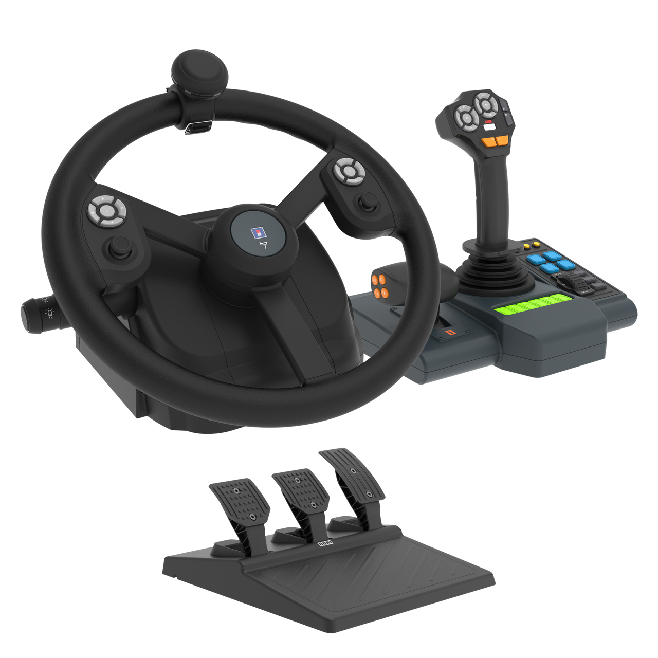 Hori Farming Vehicle Control System, PC (Windows), USB, Vezetékes, Kormány szett